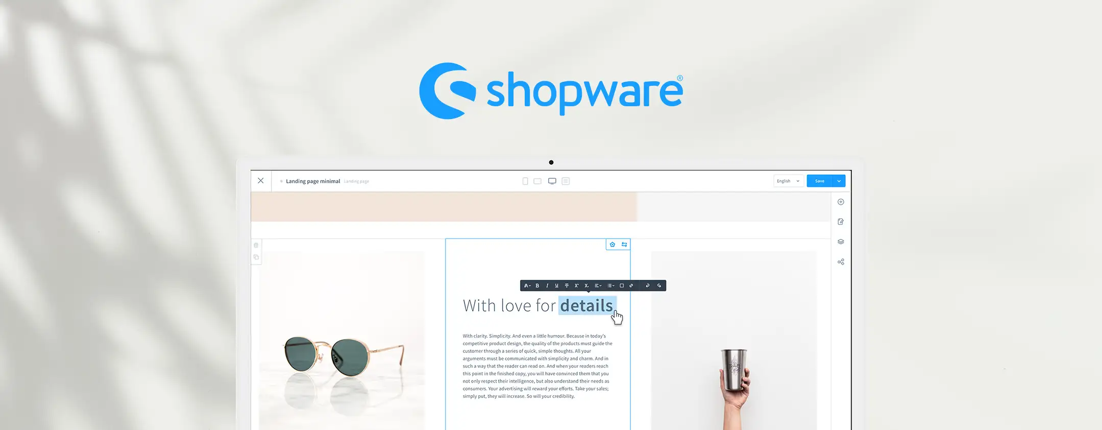 Shopware - With love for details