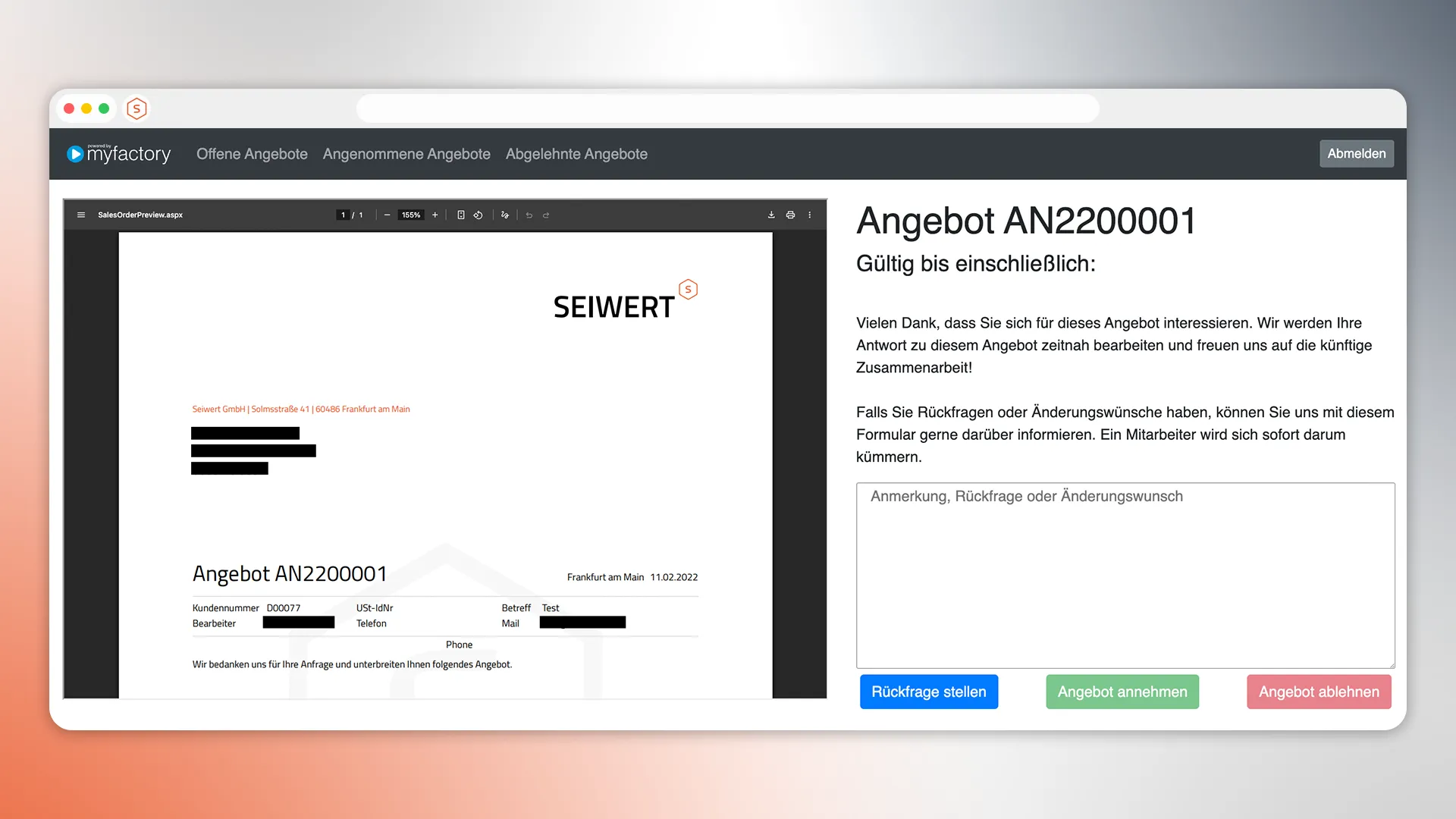 Angebotsportal