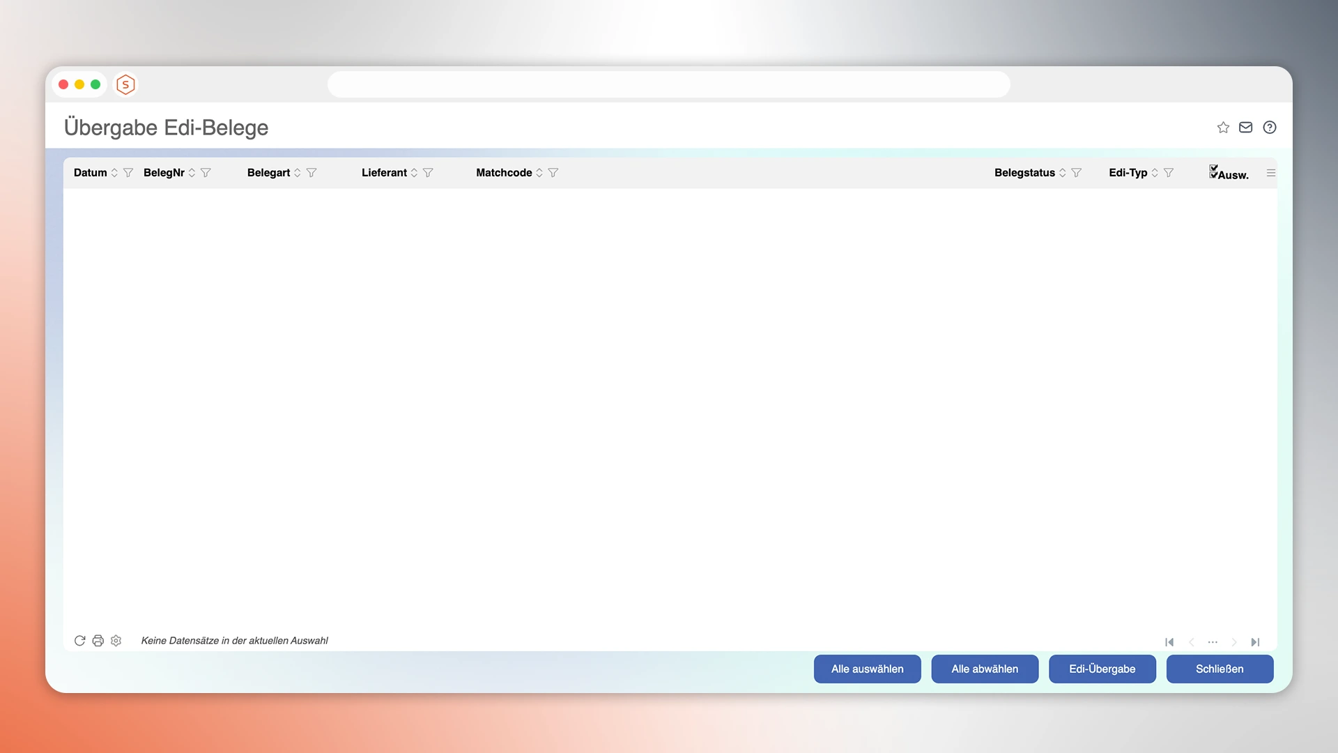Mietlizenz mf.ERP Modul EDI Schnittstelle (EDIFACT)