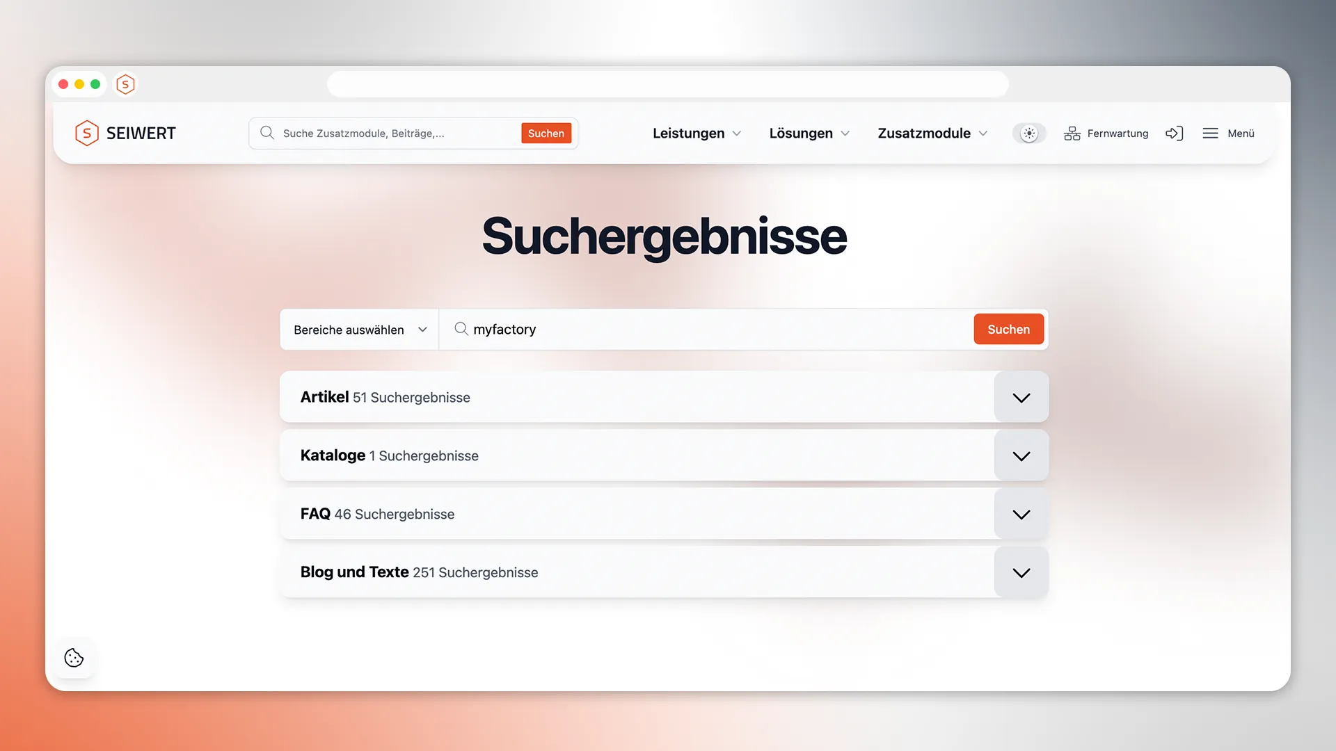 Mietlizenz mf.eCommerce Erweiterte Webshop-Suche