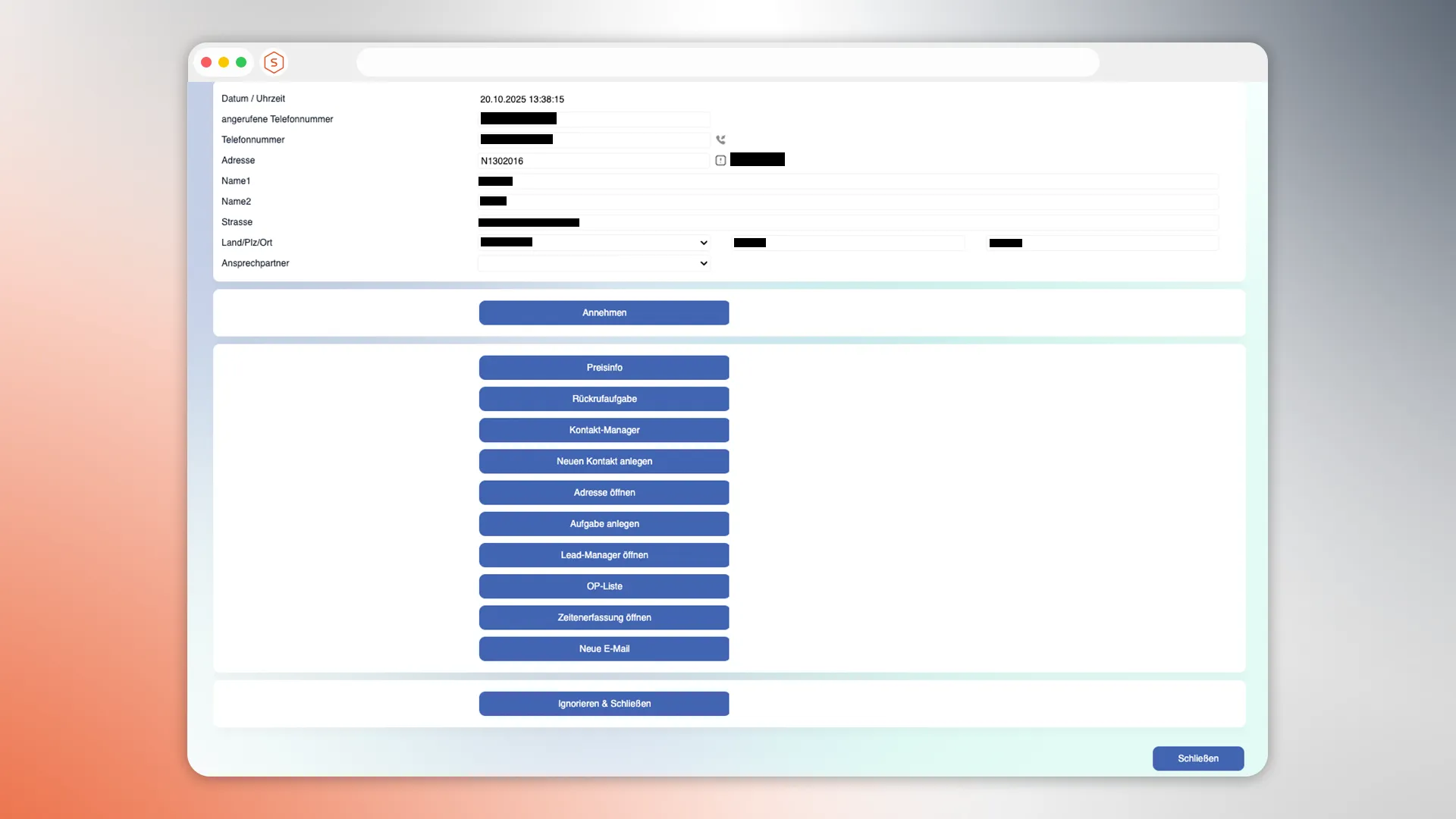 Mietlizenz myfactory.FON
