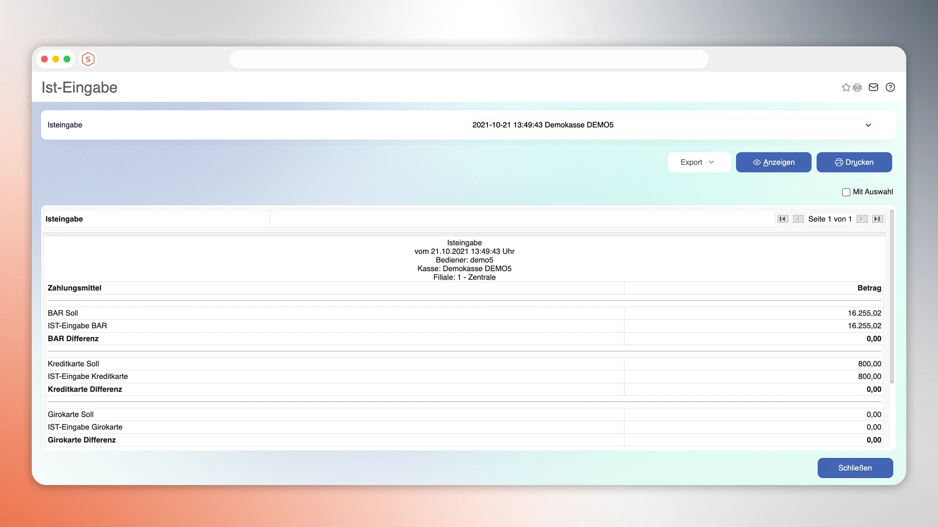 Mietlizenz ERP myfactory.POS (Kasse) Version Seiwert