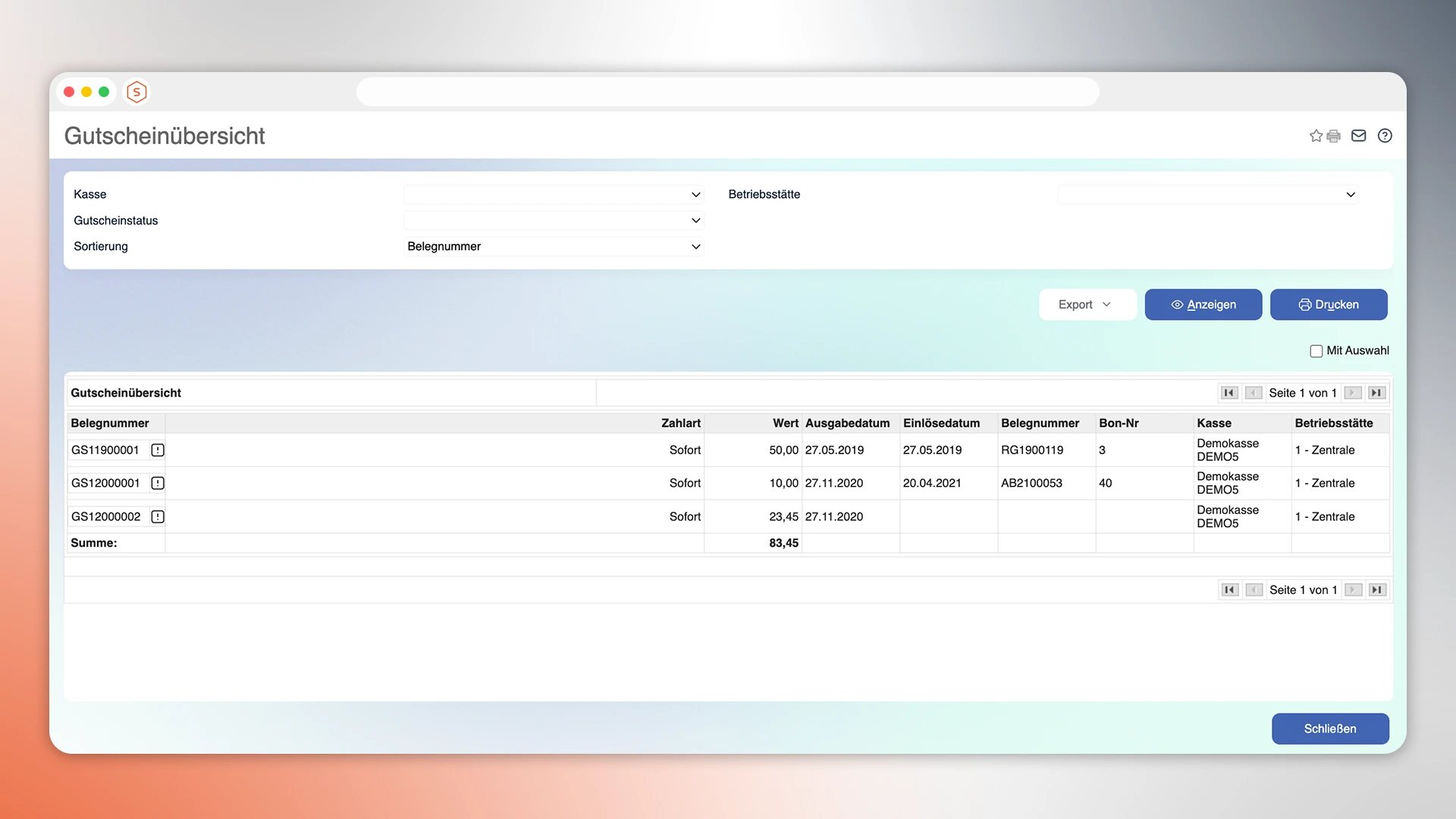 Mietlizenz ERP myfactory.POS (Kasse) Version Seiwert