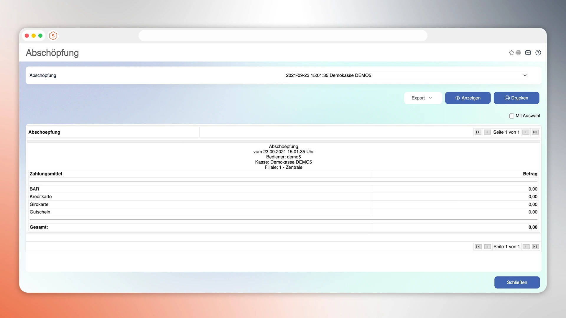 Mietlizenz ERP myfactory.POS (Kasse) Version Seiwert