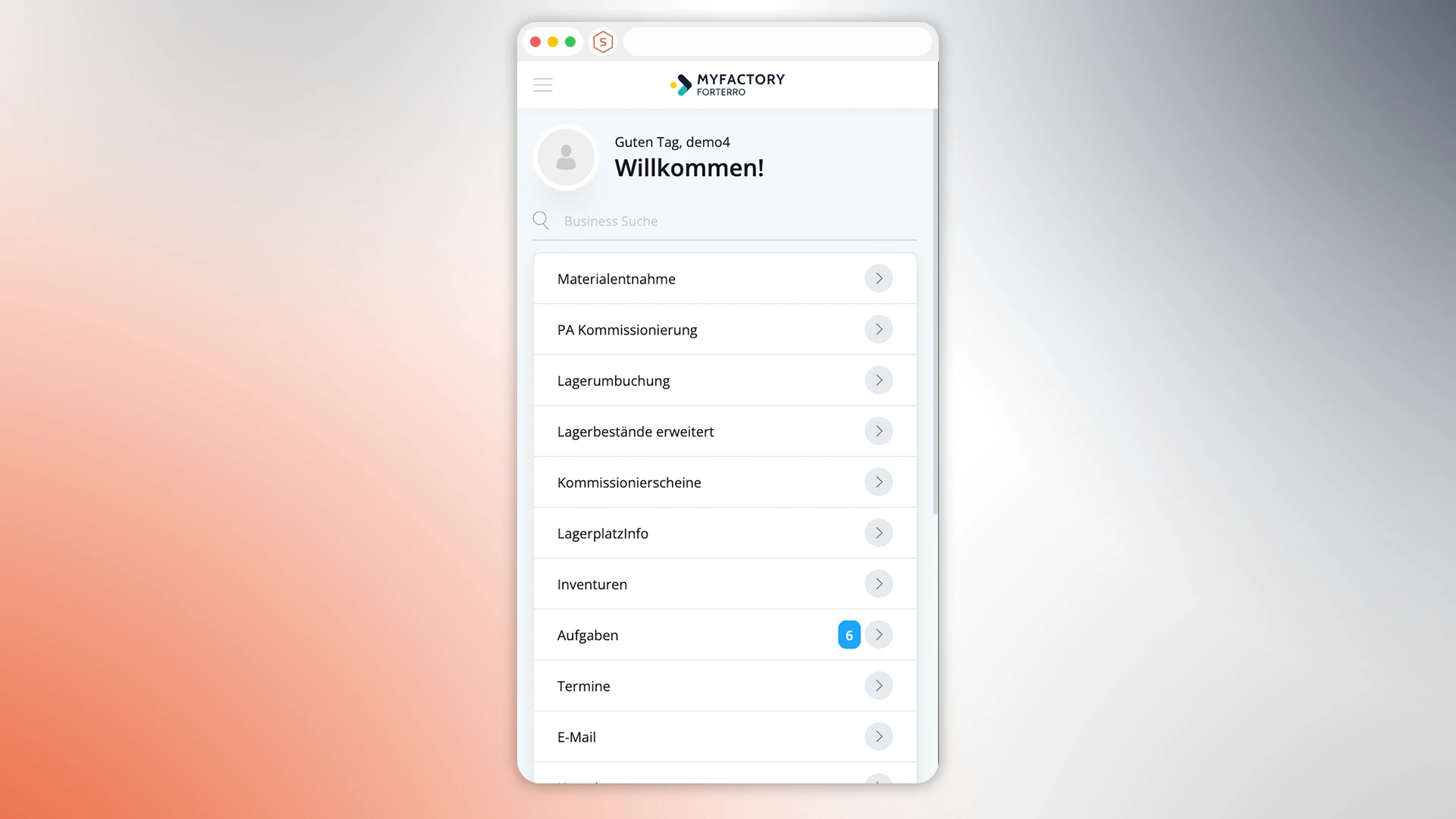 Mietlizenz ERP myfactory.SCAN