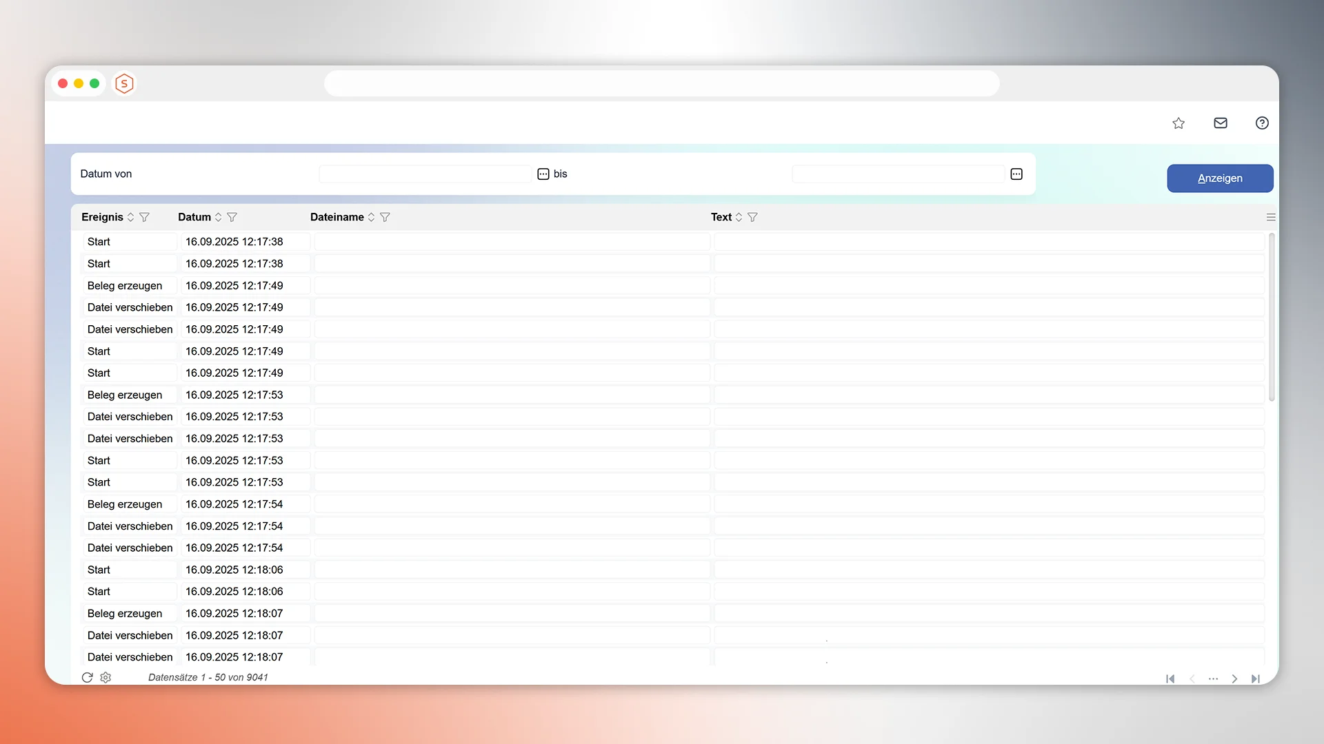 Mietlizenz mf.ERP Orderbook - Smartview360 Schnittstelle