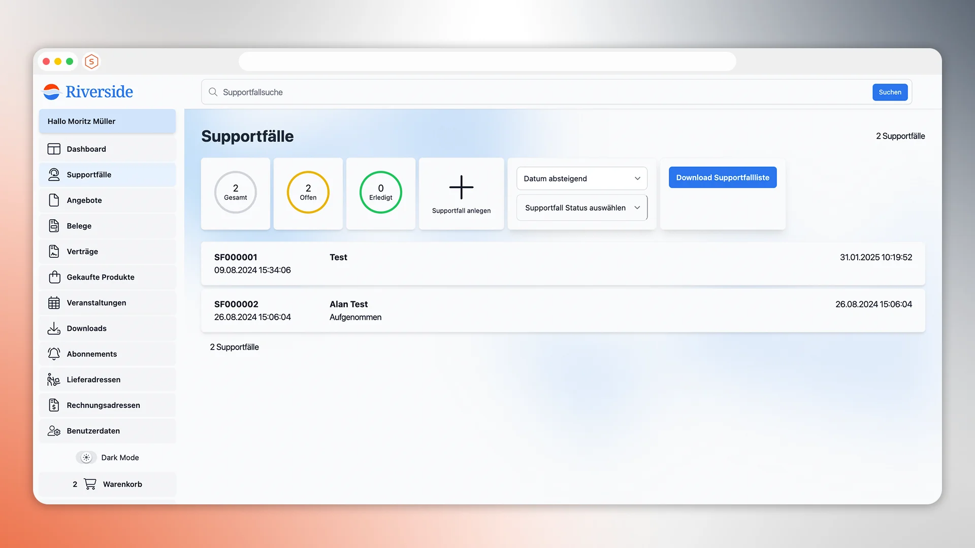 Mietlizenz Riverside Template