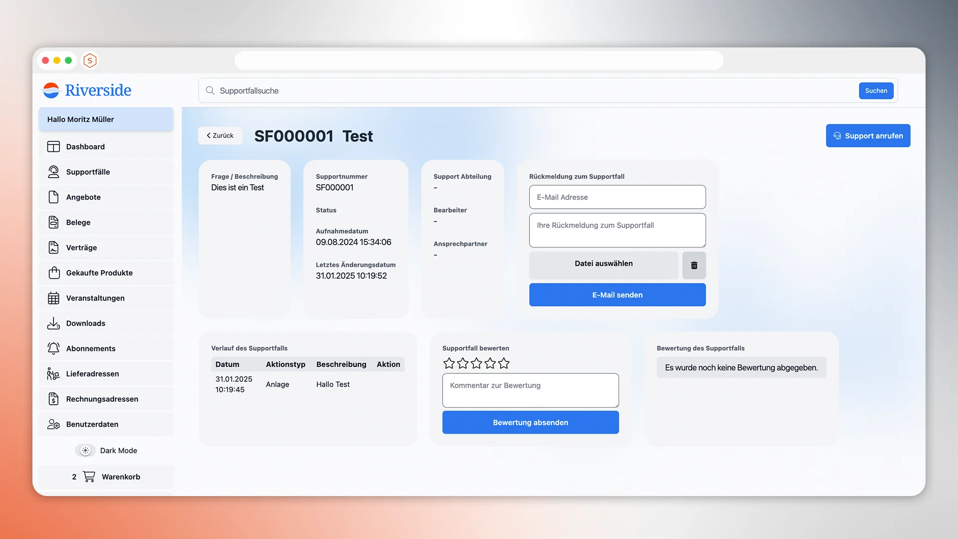 Mietlizenz Riverside Template