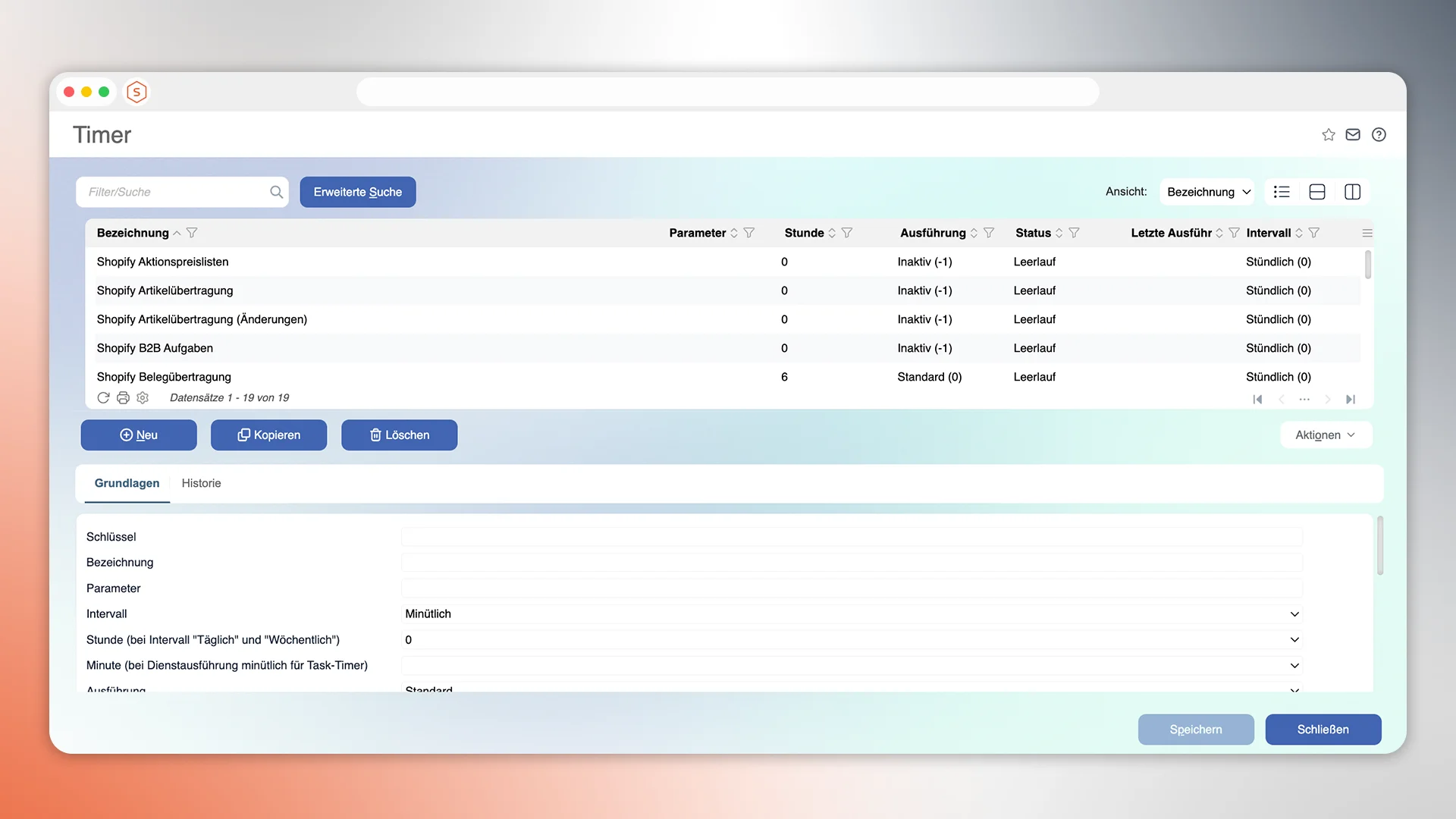 Shopify Connect Schnittstelle, Private Cloud (ipt)